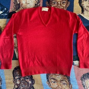 True vintage 50’s/60’s Towne and king knit v neck sweater